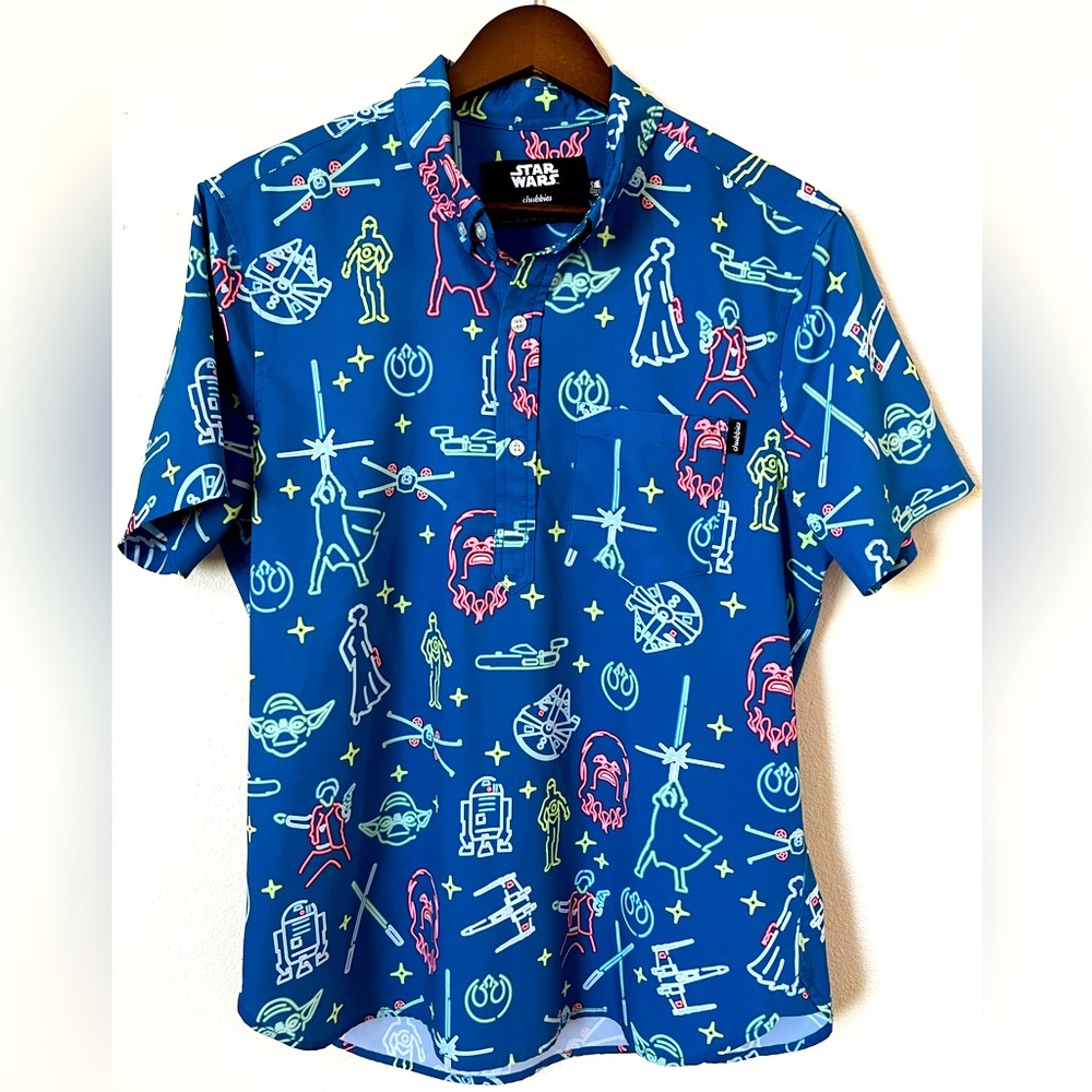 Chubbies The Rebel Leader Stretch Polo Size S